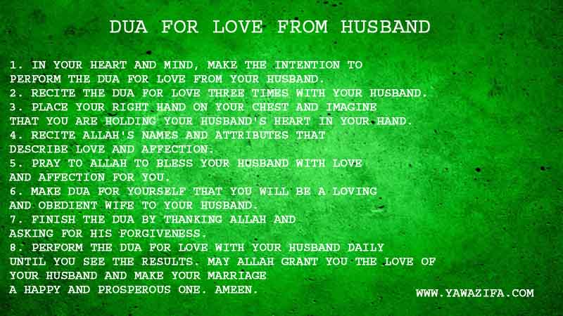 8 Easiest Dua For Love From Husband