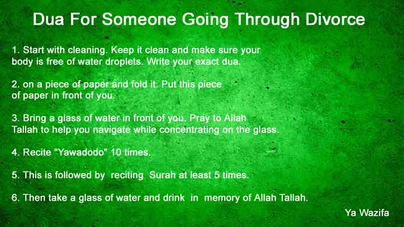 6 Amazing Steps About Dua For Someone Going Through Divorce