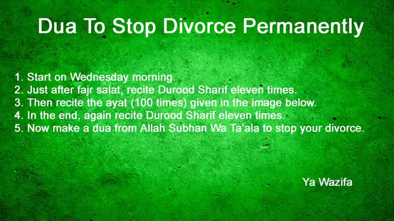 5 Powerful Methods About Dua To Stop Divorce Permanently