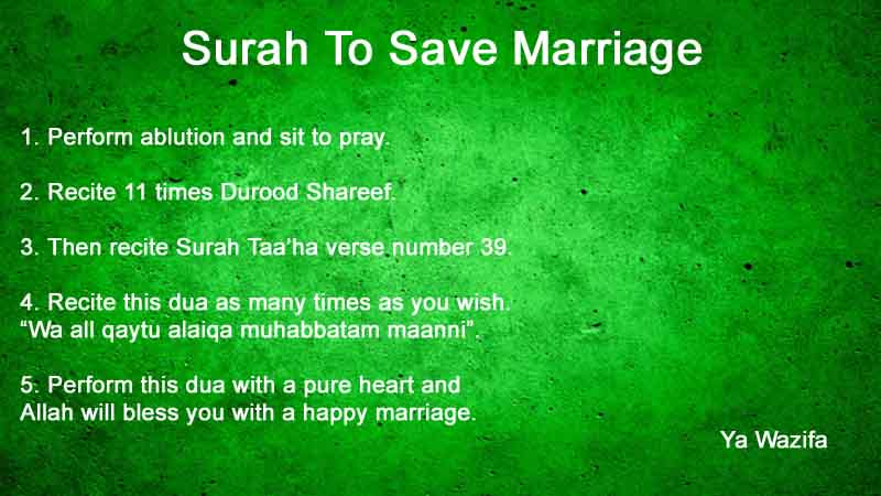 5 Powerful Process About Surah To Save Marriage