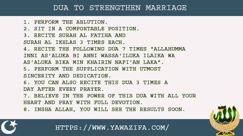 8 Strong Dua To Strengthen Marriage - Restore Marriage After Divorce