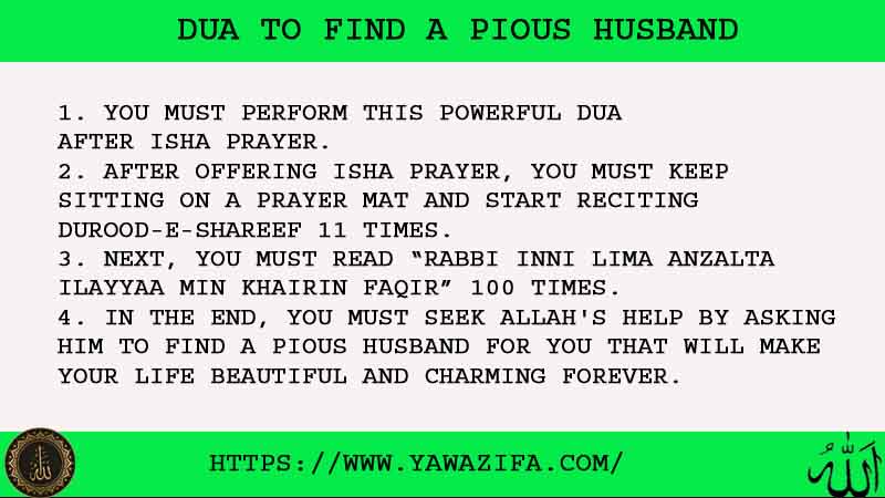 4 Tested Dua To Find A Pious Husband