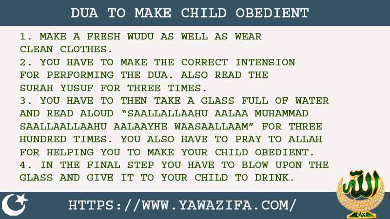 4 Strong Dua To Make Child Obedient
