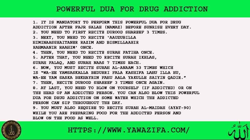 9 Powerful Dua For Drug Addiction